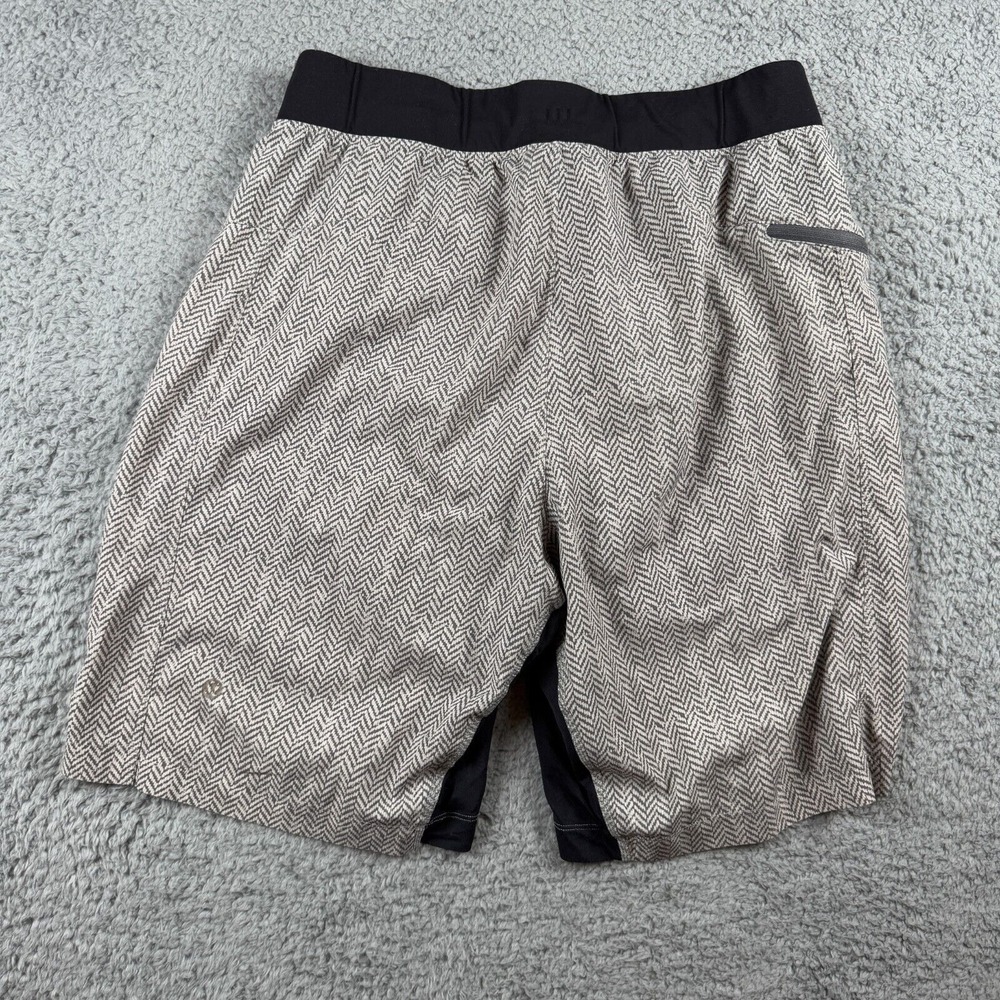 Lululemon T.H.E. Lined Short Mens Grey Stretch Aztec No Tag 28" - Picture 6 of 8